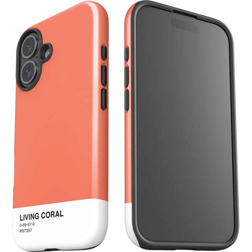 Living Coral iPhone 16 Impact Case
